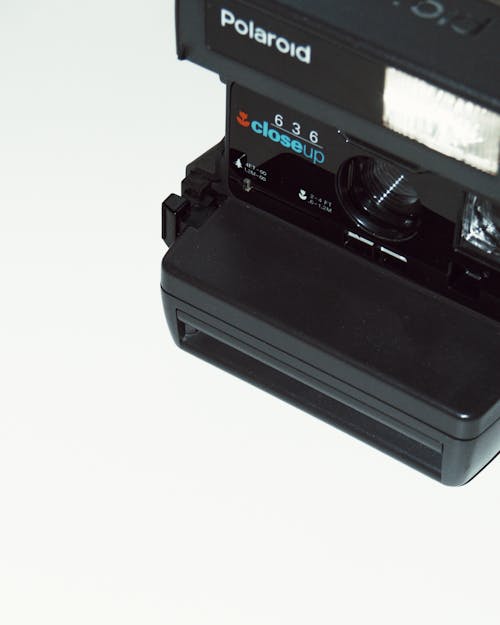 Free Black Polaroid Instant Camera  Stock Photo