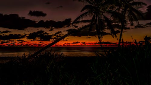 Photos gratuites de bord de l'océan, caraïbes, couleurs du lever du soleil