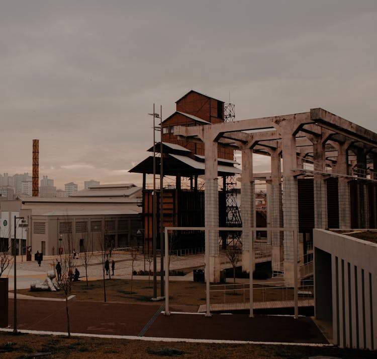 Industrial Buildings In City