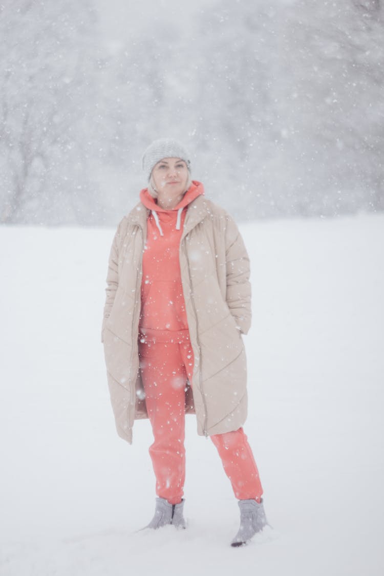 Portrait Of A Woman In Winter