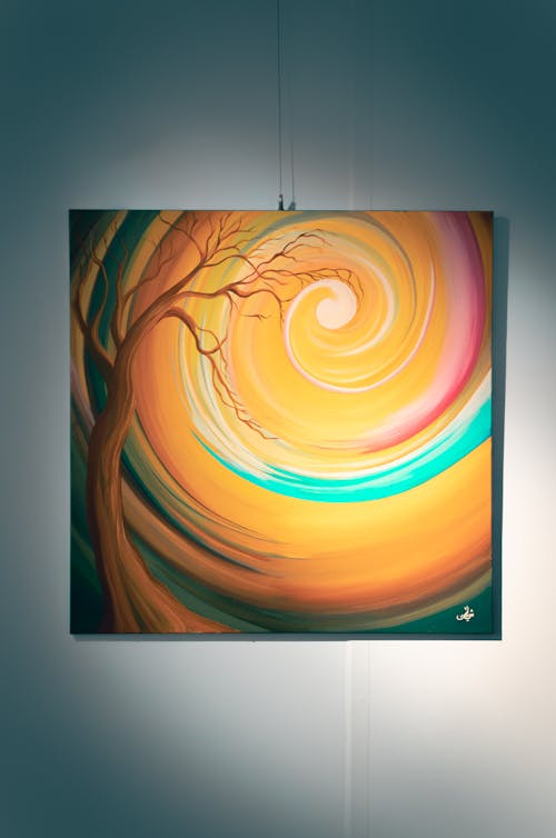 Free stock photo of abstract oil painting