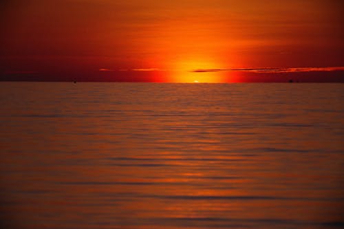 Body of Water during Sunset