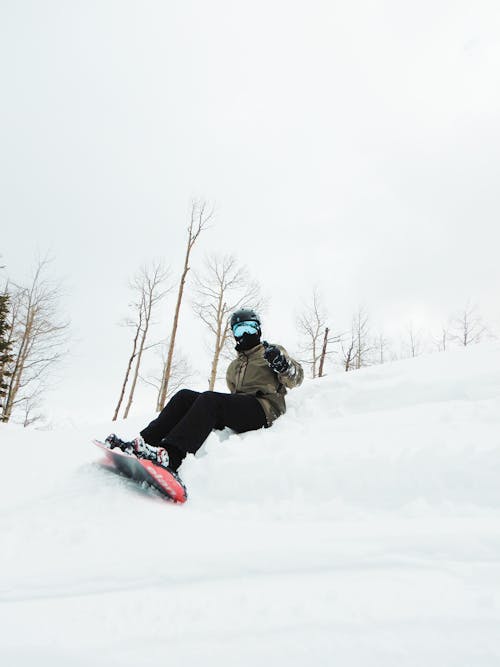 Δωρεάν στοκ φωτογραφιών με snowboard, άνθρωπος, άτομο που κάνει snowboard Φωτογραφία από στοκ φωτογραφιών
