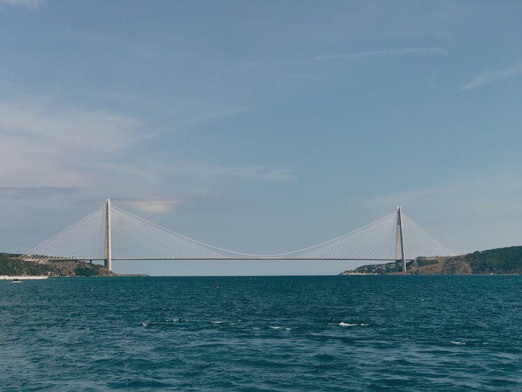 Yavuz Sultan Selim Bridge Over The Bosphorus Strait In Istanbul, Turkey
