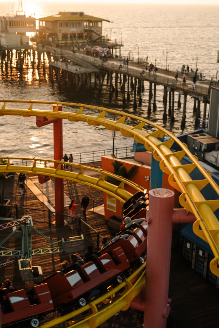 Pacific Park On The Santa Monica Pier, California