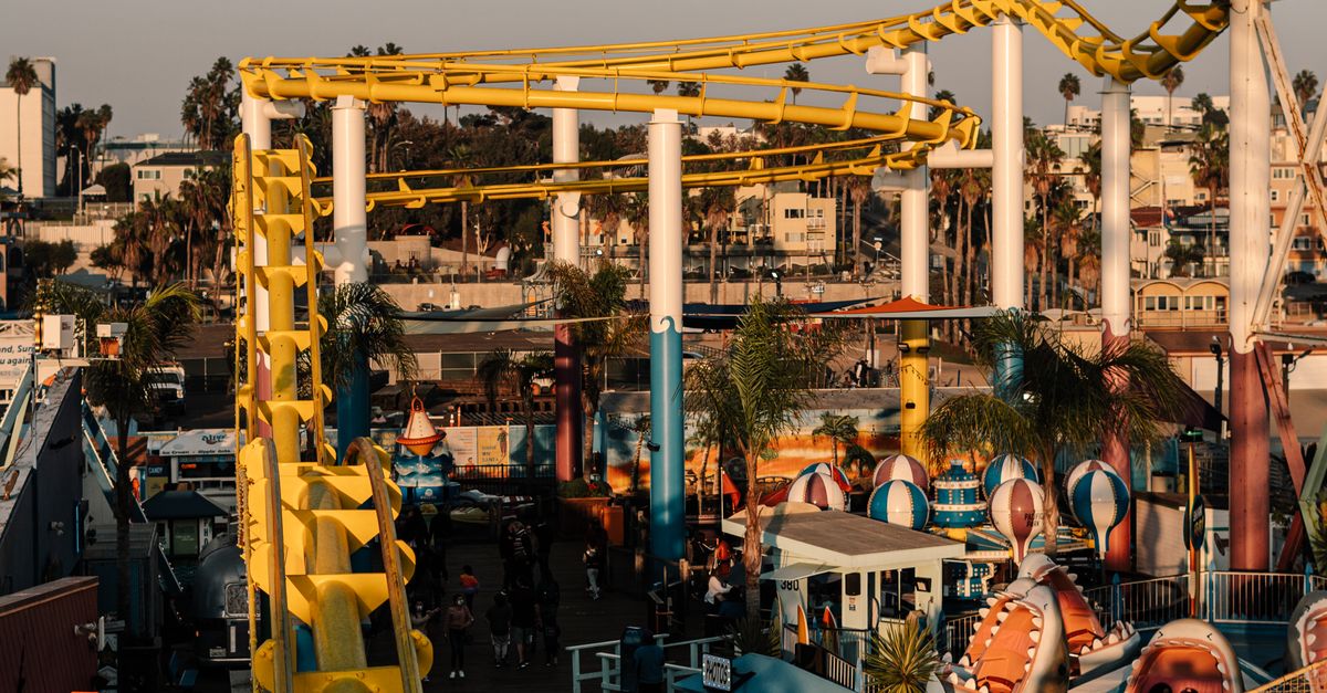 Carnival Ride Coaster A Roller Coaster on a Carnival · Free Stock Photo