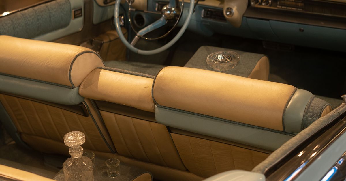 Interior of a Vintage Convertible Car · Free Stock Photo