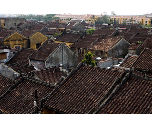 antik, antik kasaba, çatı içeren Ücretsiz stok fotoğraf