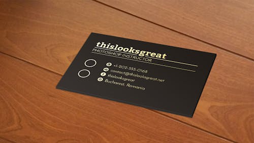 Free stock photo of card, visit card, visiting card black