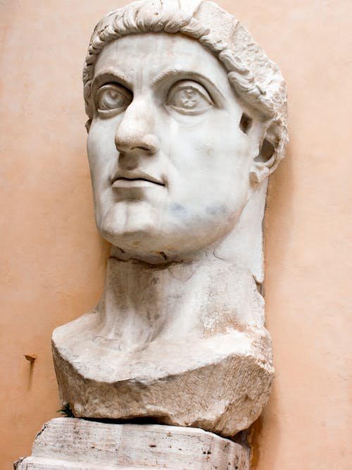 Ancient Bust in a Museum