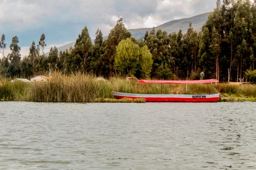 Free stock photo of boat, lake, peru Stock Photo