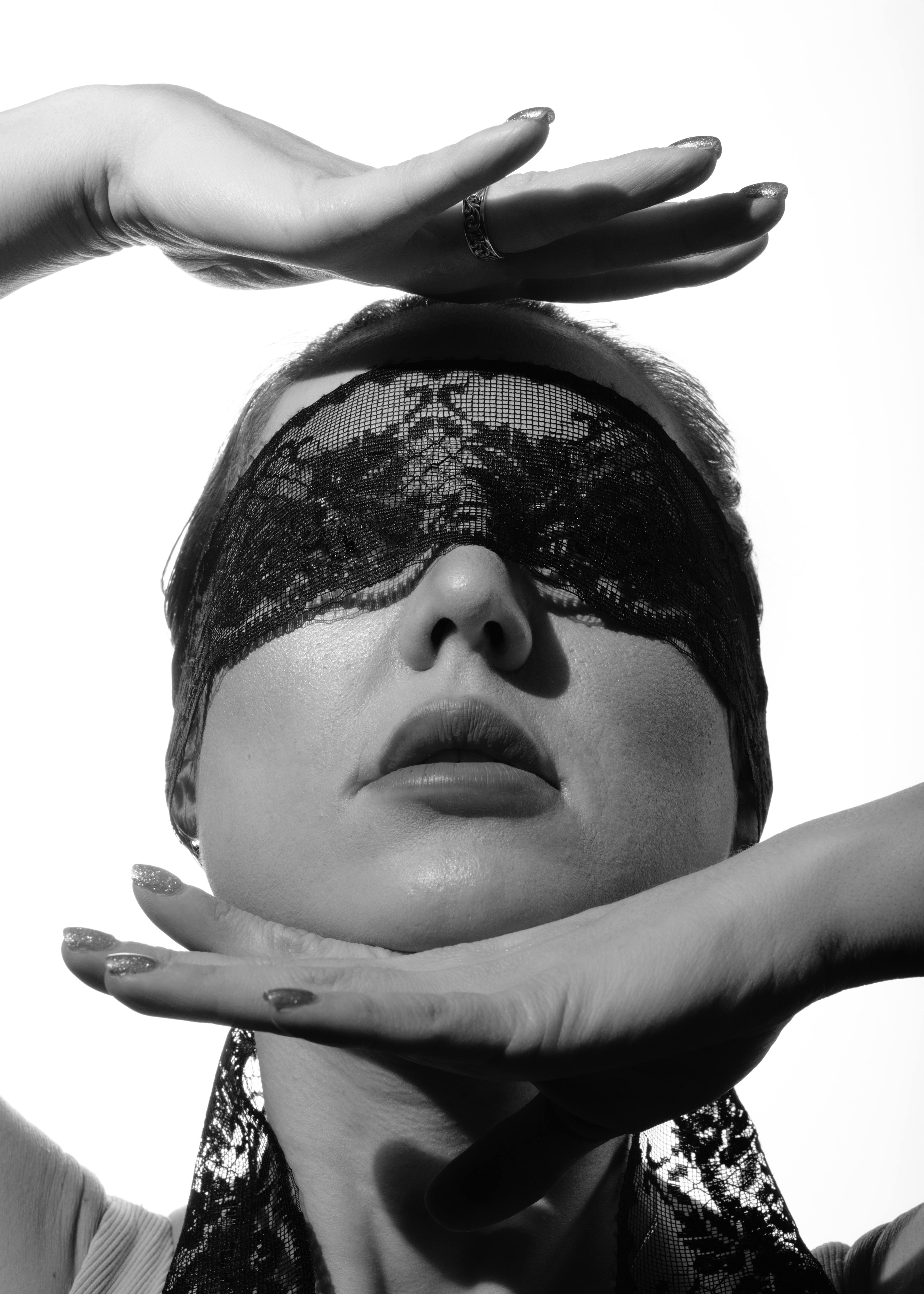 Blindfolded Woman 