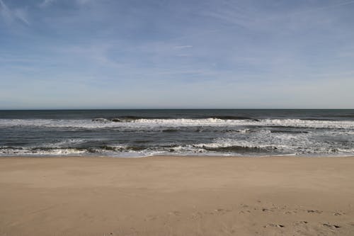 Waves Crashing on the Shore