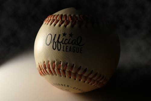 Kostnadsfria Kostnadsfri bild av baseboll, boll, närbild Stock foto