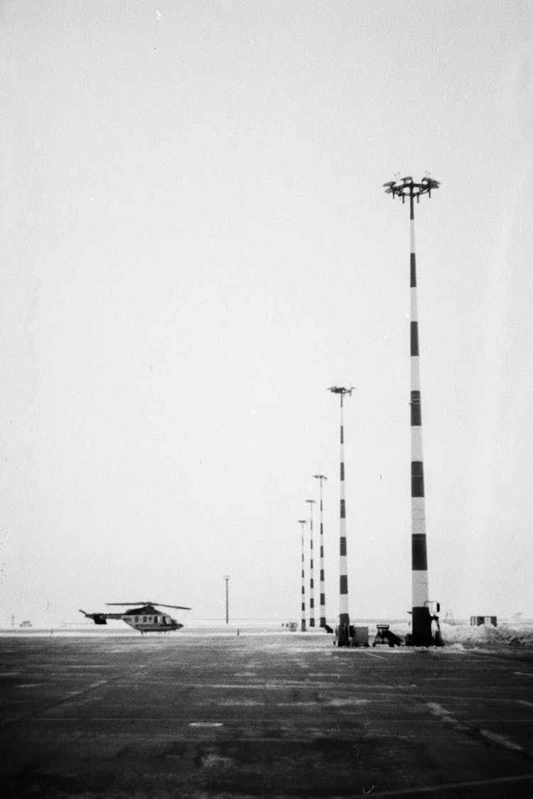 Helicopter On Airport