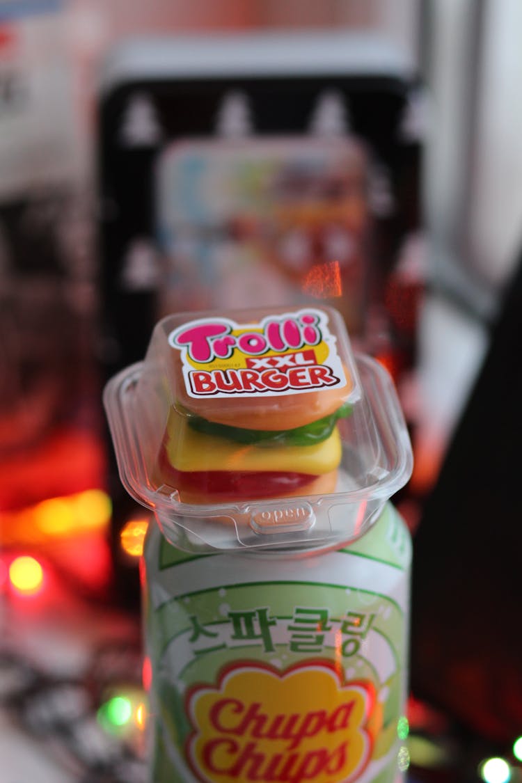 Burger In Plastic Container