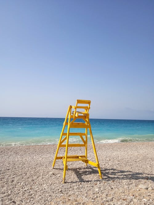 무료 높은 의자, 바다, 바다 경치의 무료 스톡 사진