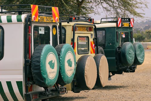 4x4 Car Parked on Dirt Road