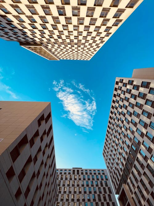 Geometric Pattern of Skyscrapers Facades