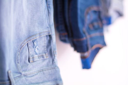 Free Two Blue Jeans Stock Photo