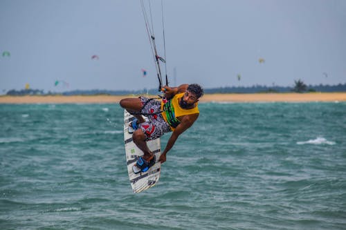 Windsurfer on Sea 