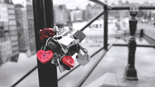 Free stock photo of amsterdam, love locks