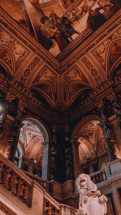 Ornate Interior of an Renaissance Building 