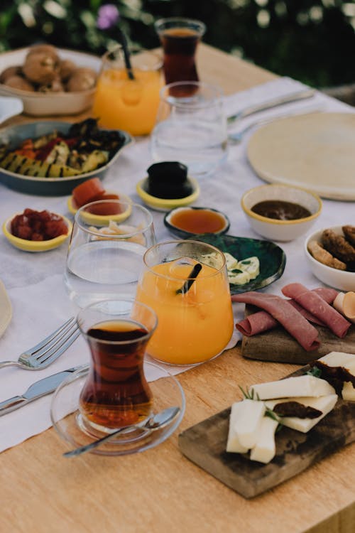 Foto profissional grátis de alimento, borda, café da manhã