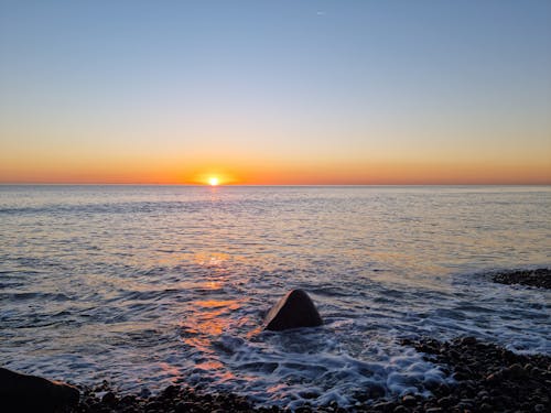 Free stock photo of beach sunset, beautiful sunset, golden sunset