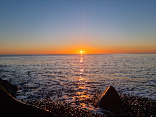 Free stock photo of beach, beach sunset, beautiful sky