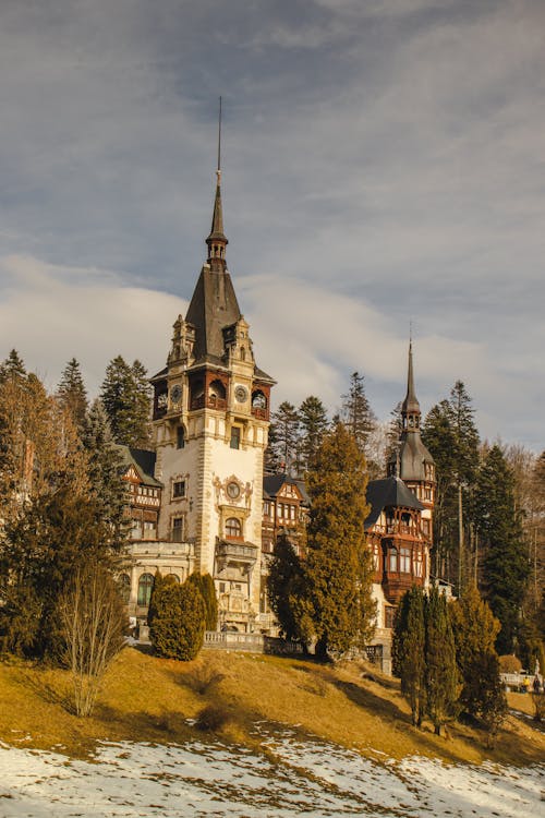Základová fotografie zdarma na téma architektonický návrh, hrad peles, rumunsko