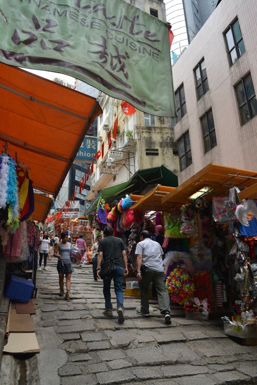 Kostnadsfri bild av gatumarknad, handla, Hong Kong