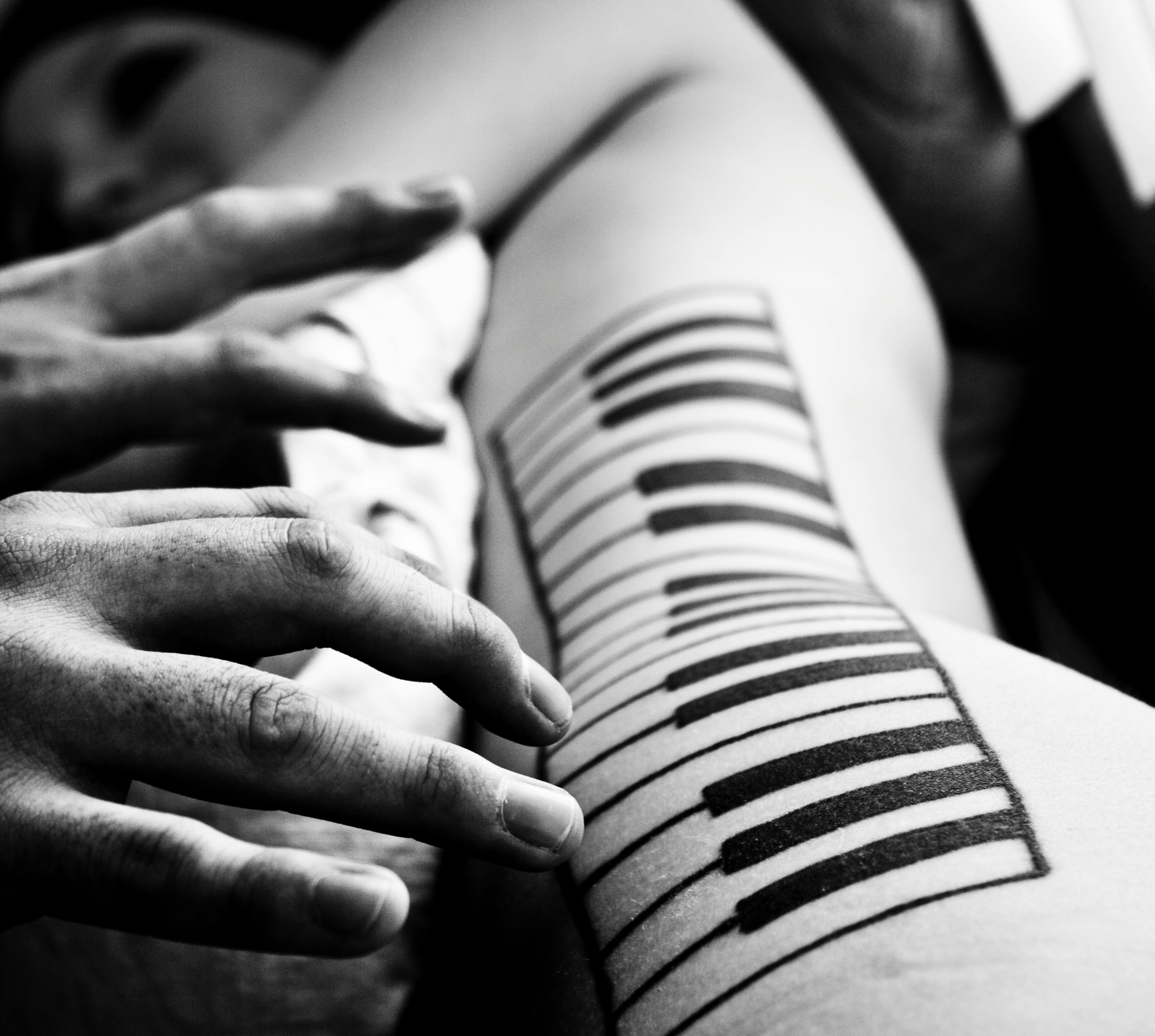 Celebrity Piano Keys Tattoos  Steal Her Style