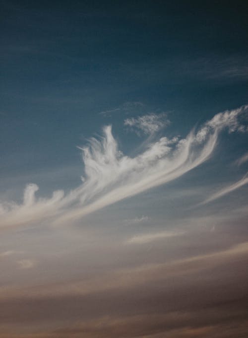 White Clouds and Blue Sky