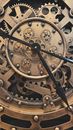 Gold and Black Analog Watch