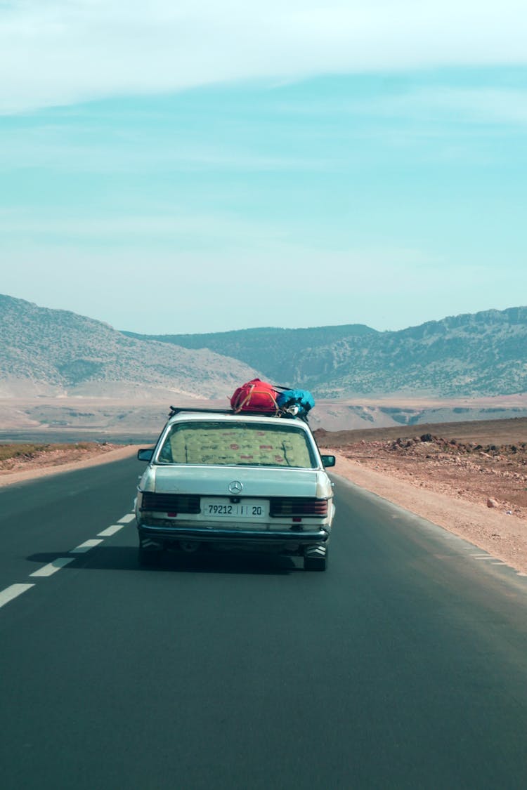 White Car On Road