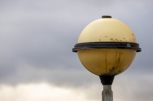 Yellow Housing of Streetlamp