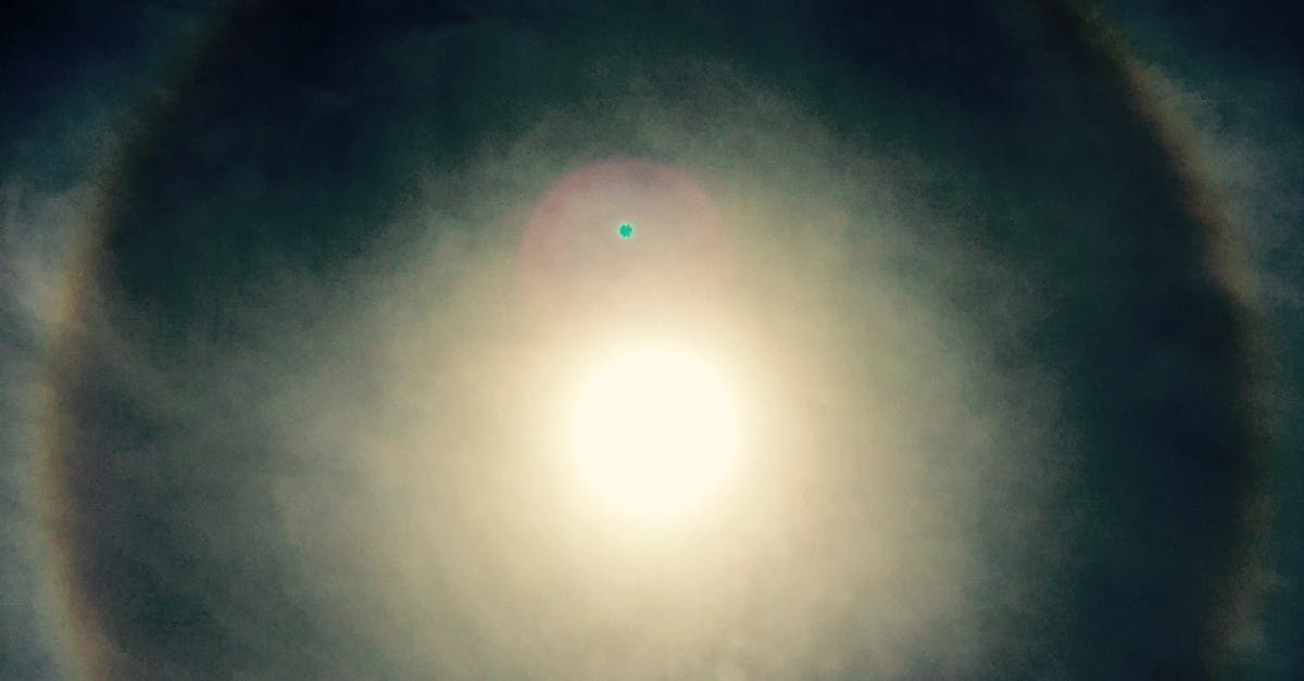 Free stock photo of cloudscape, halo, haze