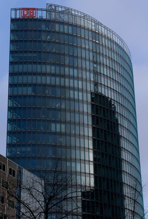 Close-up of the Bahntower