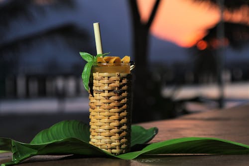 Free stock photo of alcoholic drink, cocktail, mango basil
