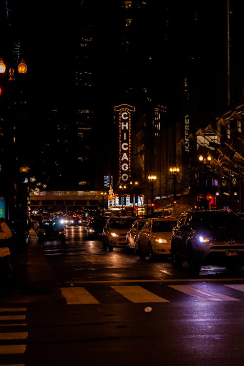Ingyenes stockfotó belvárosi chicago, függőleges lövés, járművek témában