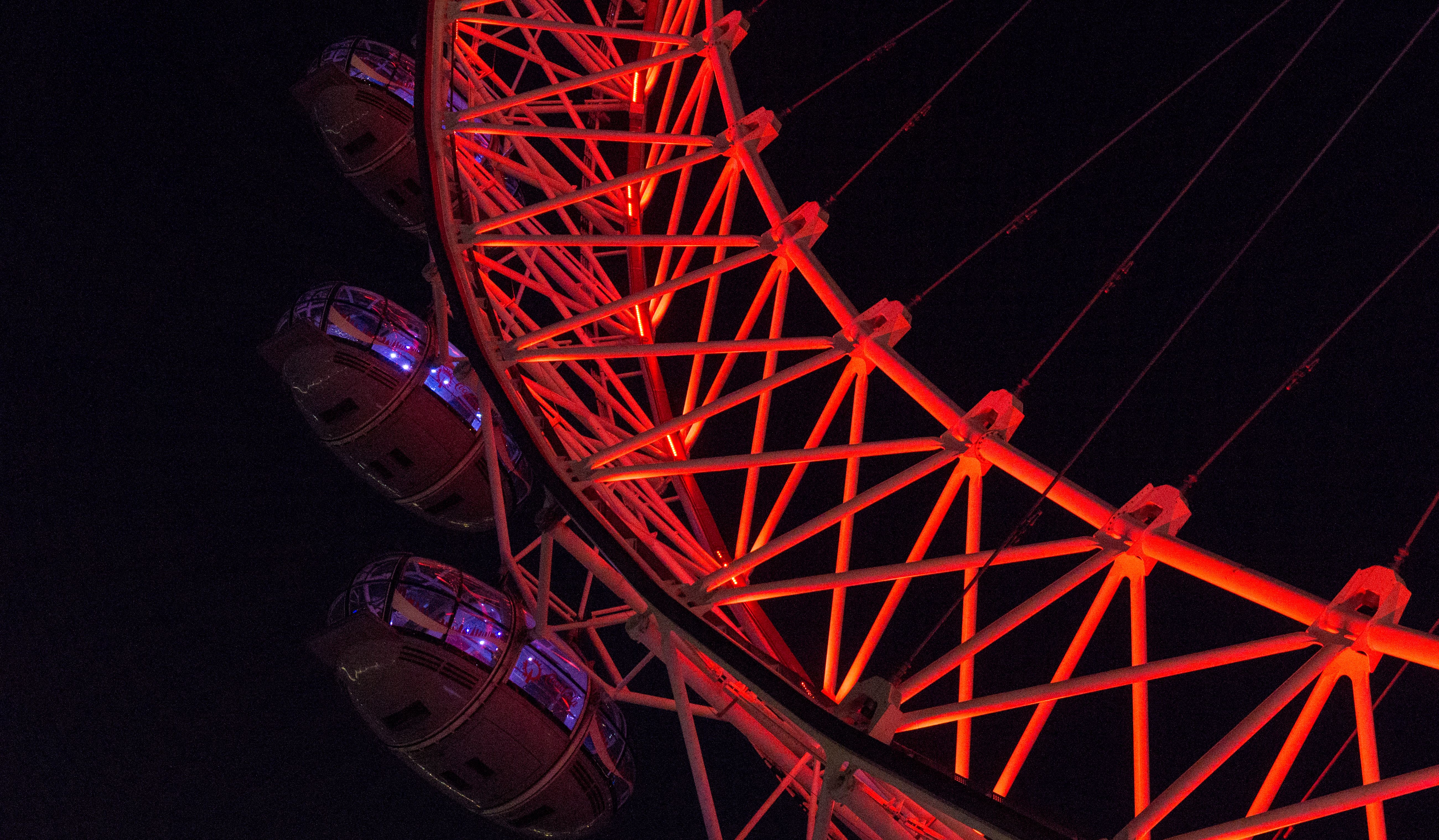 Gratis Foto stok gratis lampu kota, london eye Foto Stok