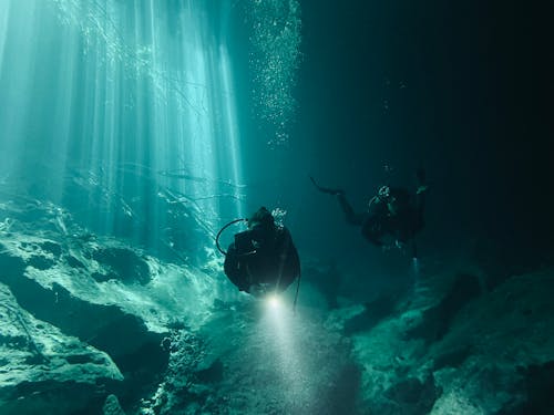 Divers Underwater 