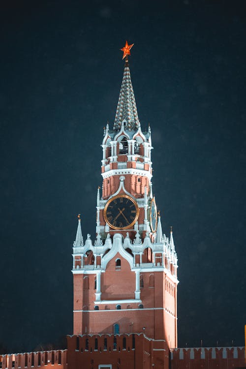 ฟรี คลังภาพถ่ายฟรี ของ spasskaya tower, กรุงมอสโก, นาฬิกา คลังภาพถ่าย