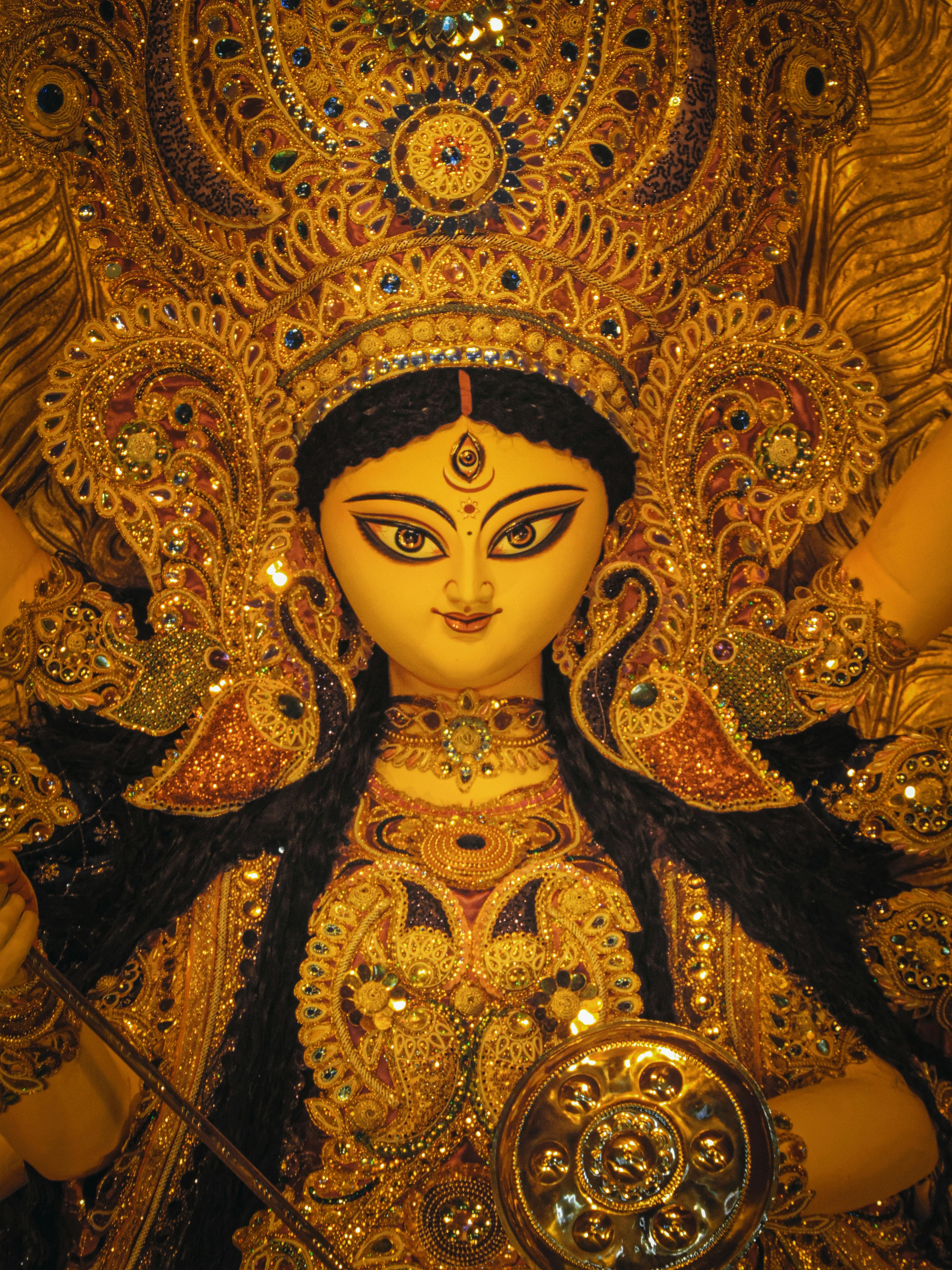 🔥 Kolkata Durga Puja Maa Durga Images | MyGodImages