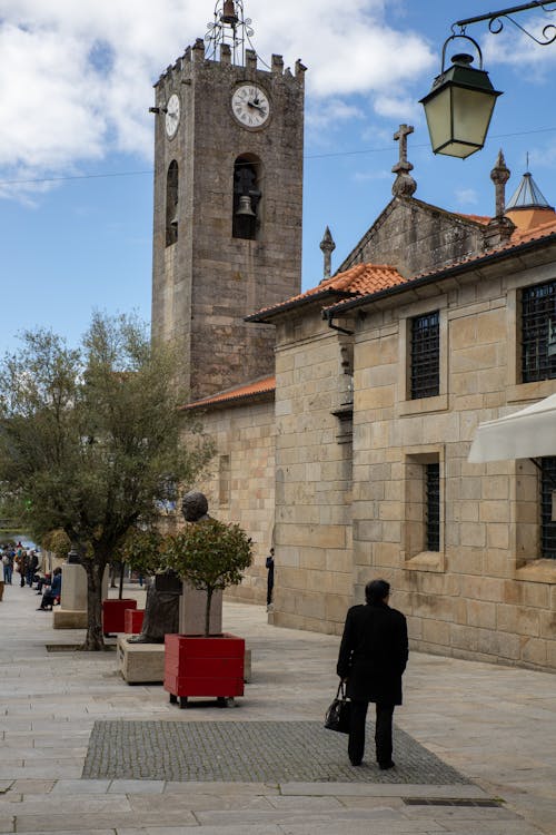 Bell Tower with Clock 