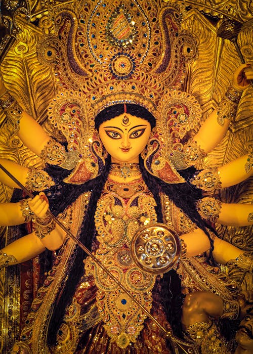 din, dini sanat, durga puja içeren Ücretsiz stok fotoğraf