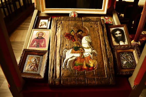 Gratis arkivbilde med helgen, kristendom, kunst