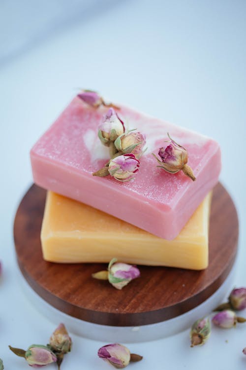 Bars of Soap and Flowers