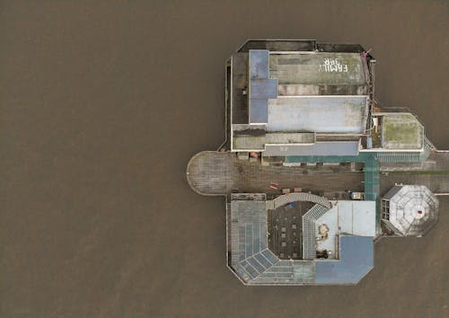 Aerial Shot of a Pier